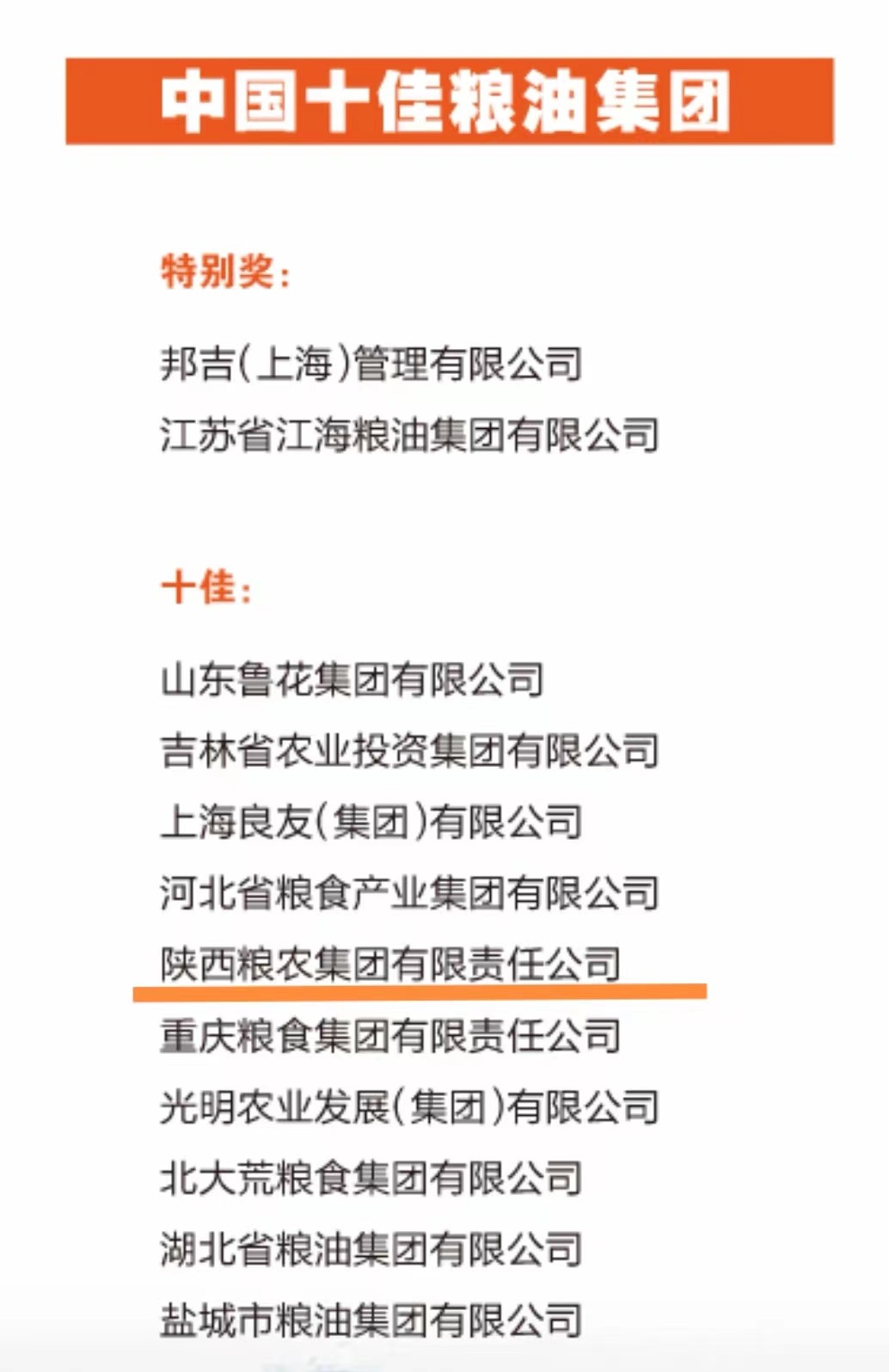 集團(tuán)及所屬企業(yè)、品牌、產(chǎn)品榮登第十二屆中國(guó)糧油榜